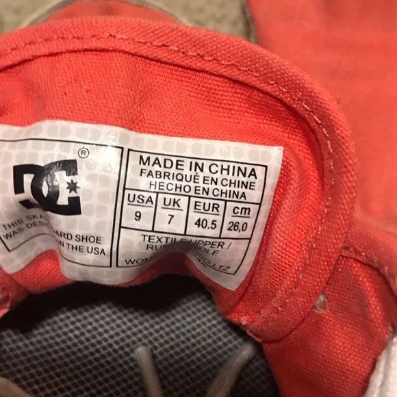 DC Shoes Women’s Studio LTZ Coral - Picture 4 of 4